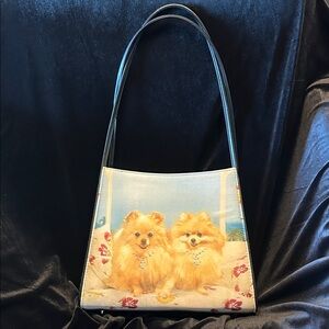 EMBELLISHED PUPPY PURSE